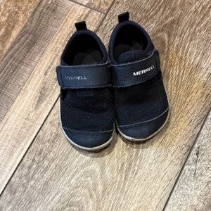 Merrell Toddler Black Easy-On Athletic Sneakers/Water Shoes